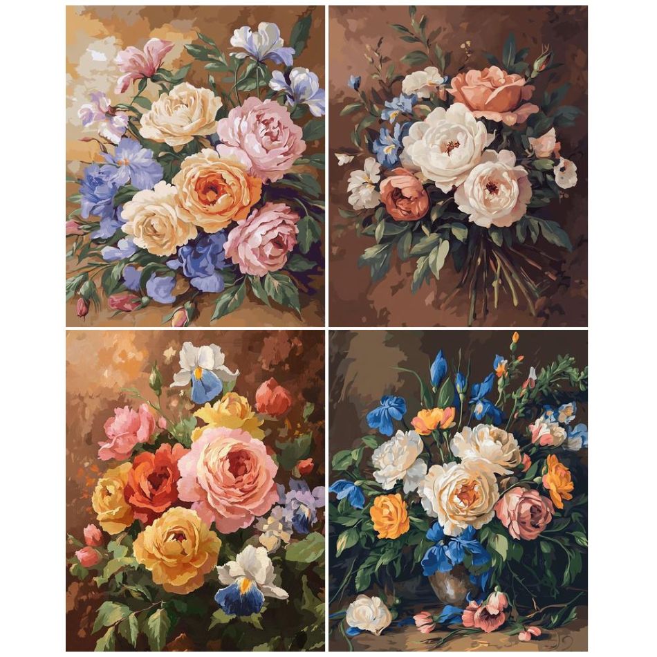 Resin Art Unique Ideas - CHENISTORY Blumen 5D Diamantmalerei-Sets für Erwachsene,