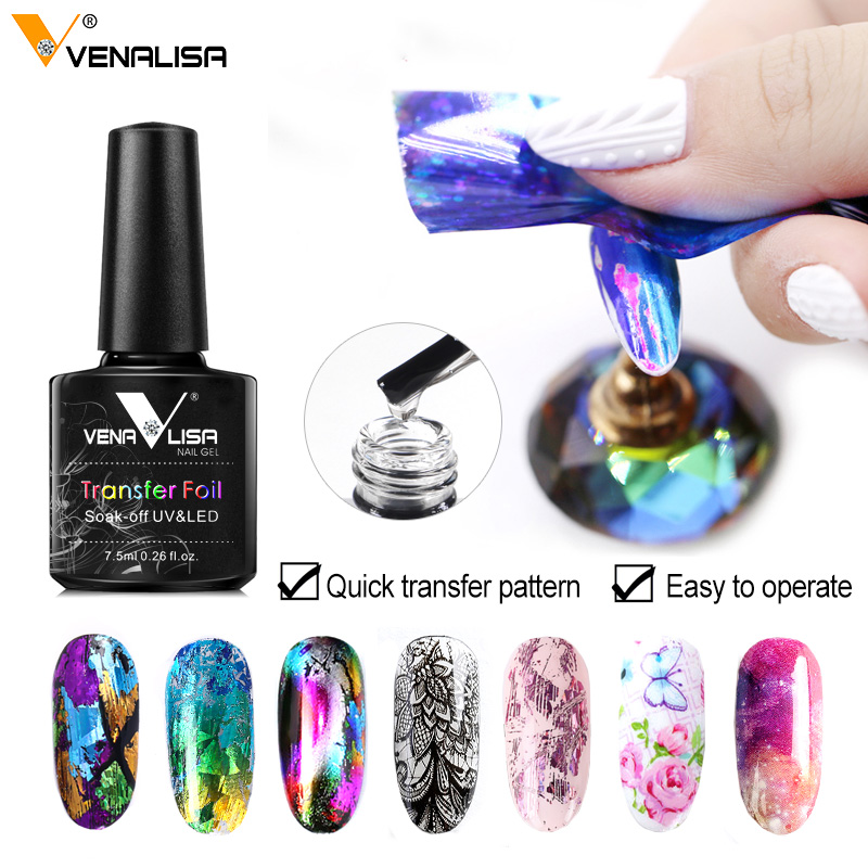 Resin Art Varnish - Venalisa 7,5 ml Transferfolie Gel Nagellack