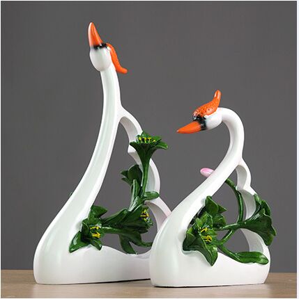 Resin Art For Anniversary Gift - Paare Schwan Liebhaber Kunst Dekoration Harz