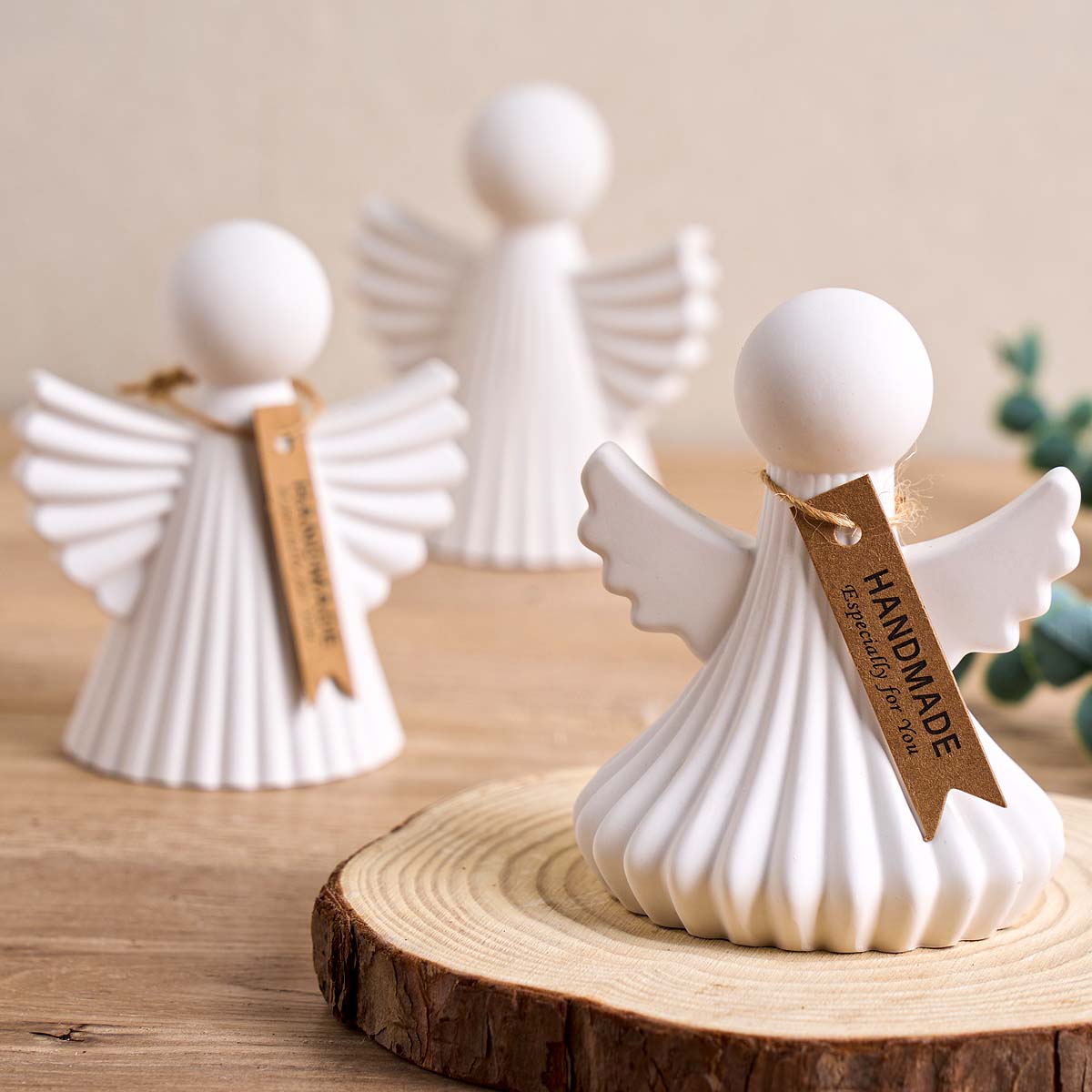 Resin Art Clay - Einfachheit Engel Silikon Kerze Form DIY