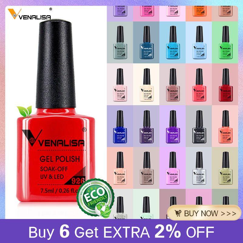 Resin Art Varnish - Venalisa 7,5 ml Nagel-Gel-Nagellack, 60 Farben,