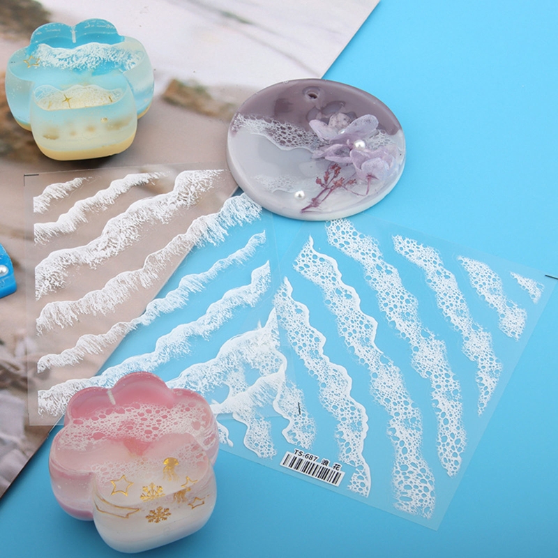 Resin Art Equipment - Wellen aufkleber Harz füller Kristall Epoxidharz