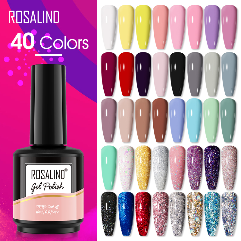 Resin Art Varnish - ROSALIND 15 ml Glitzer-Nagellack, alles für