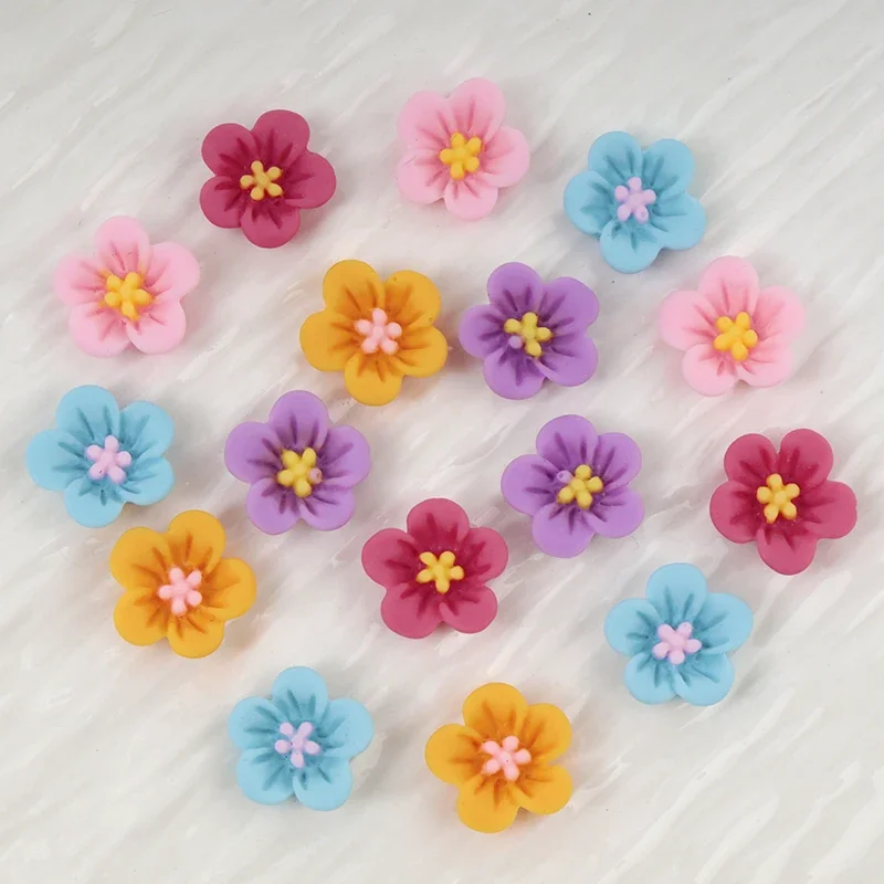 50 Stück Mini-Blumen-Nagelkuns – Resin Art Earrings Material Bewertung und Preis
