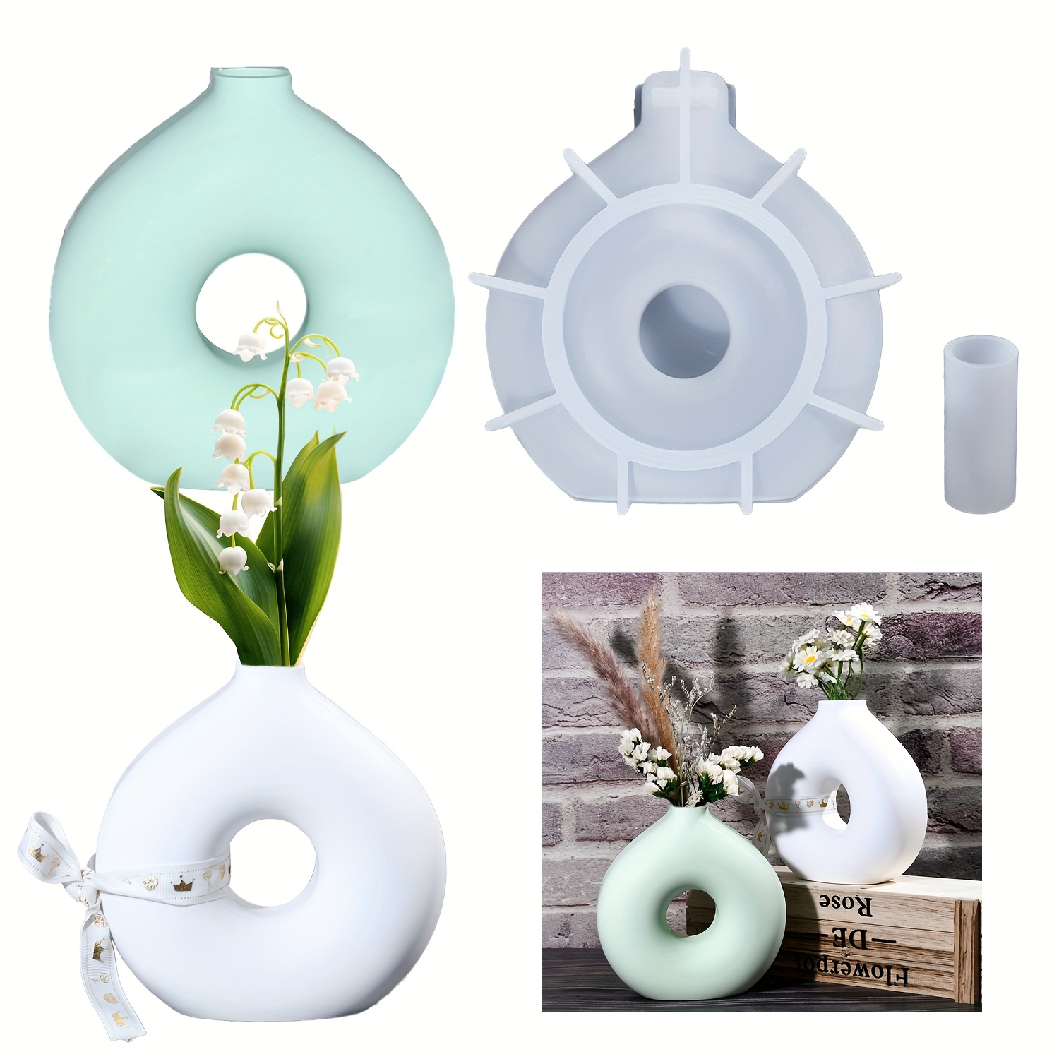 1 DIY runde Vase Silikonform E – Resin Art Equipment Bewertung und Preis