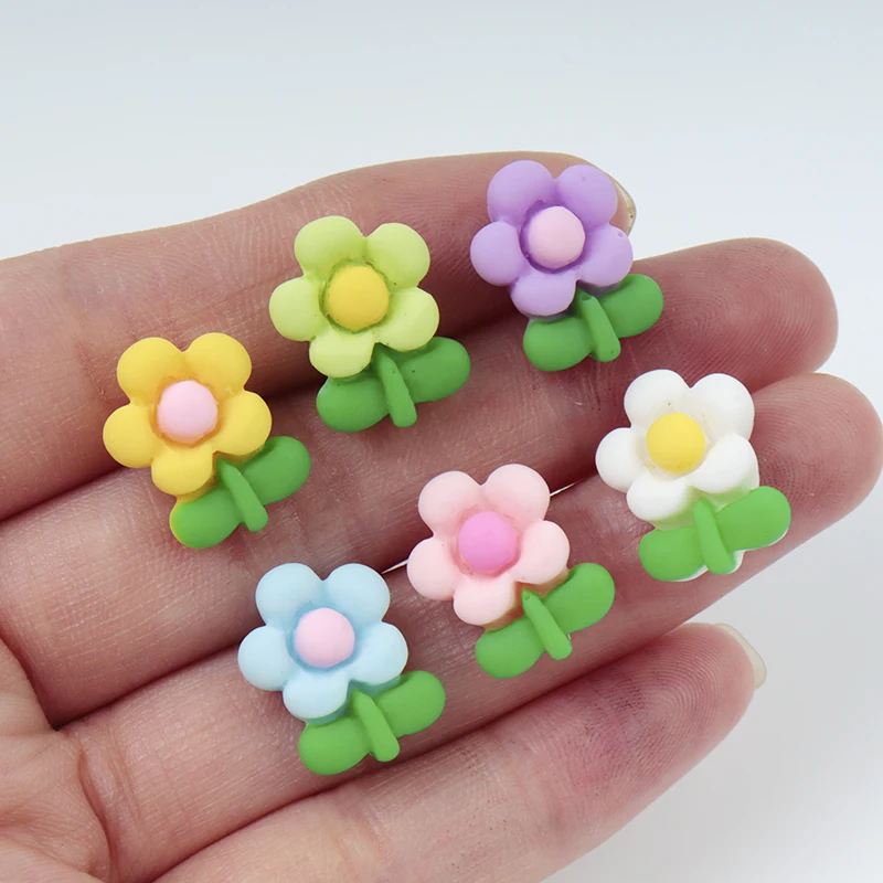 20/100 Stücke Mini Blumen DIY  – Resin Art Earrings Material Bewertung und Preis