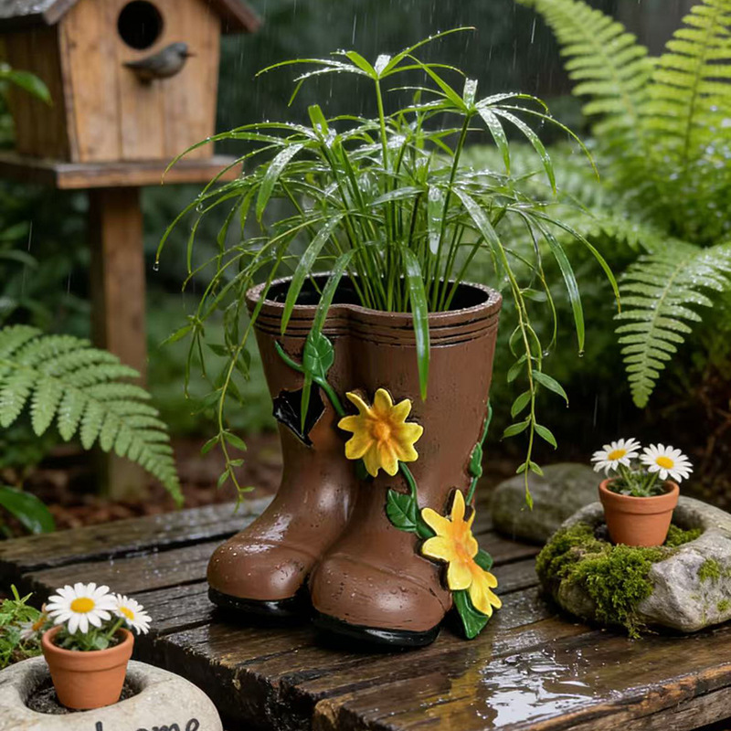 Rustikale Regenstiefel-Vase: D – Resin Art Unique Ideas Bewertung und Preis