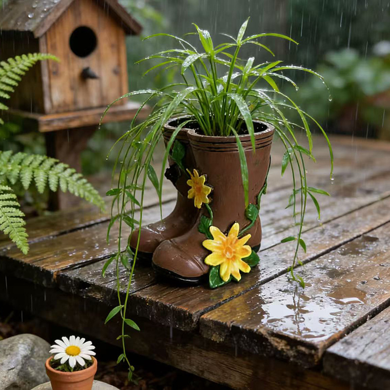 Rustikale Regenstiefel-Vase: D – Resin Art Unique Ideas Bewertung und Preis