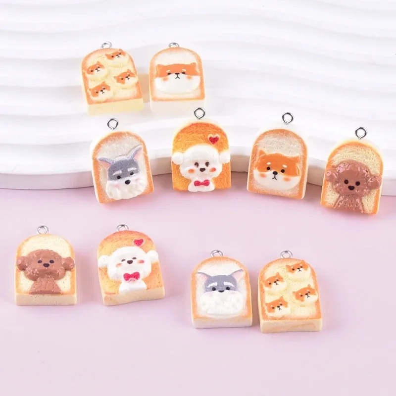 10 Stück niedliche Toast-Hund- – Resin Art Supplies Bewertung und Preis