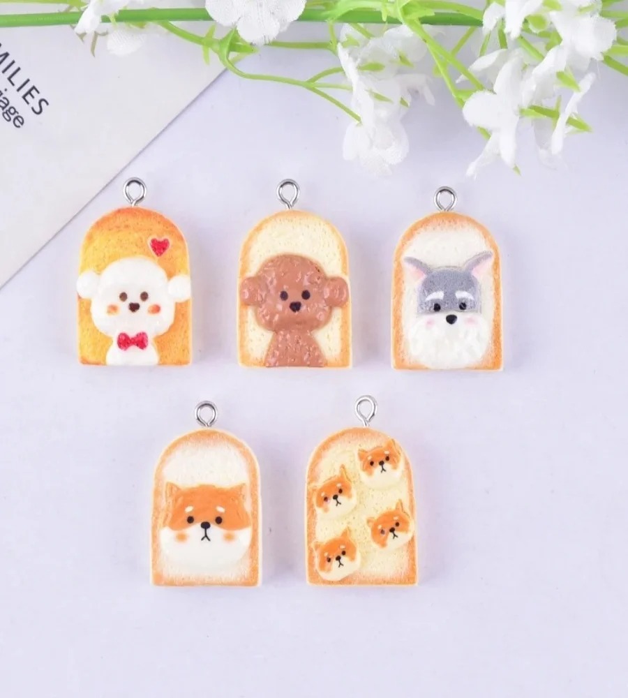 10 Stück niedliche Toast-Hund- – Resin Art Supplies Bewertung und Preis