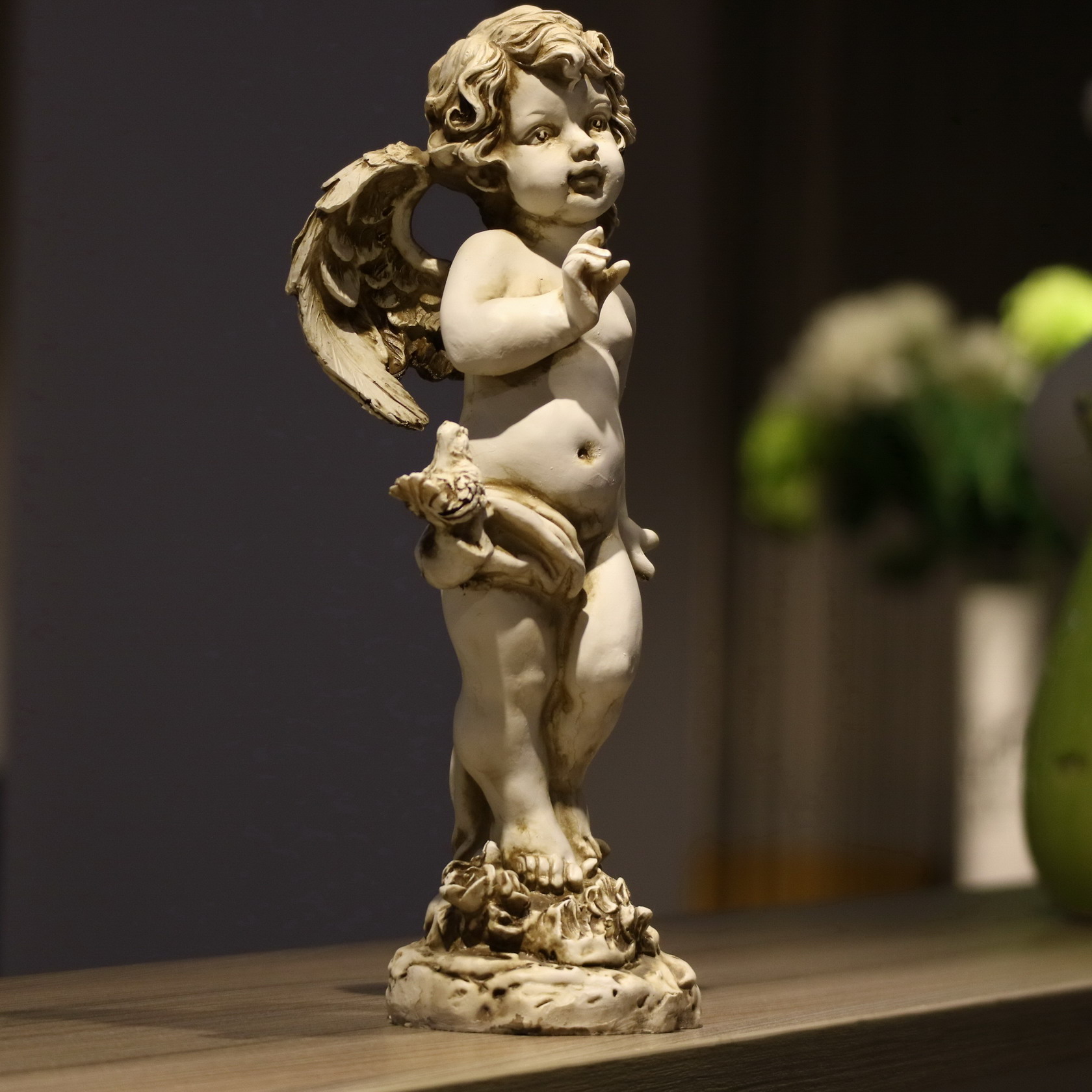 Retro-Engel-Figur aus Kunsthar – Resin Art Gift For Wedding Bewertung und Preis