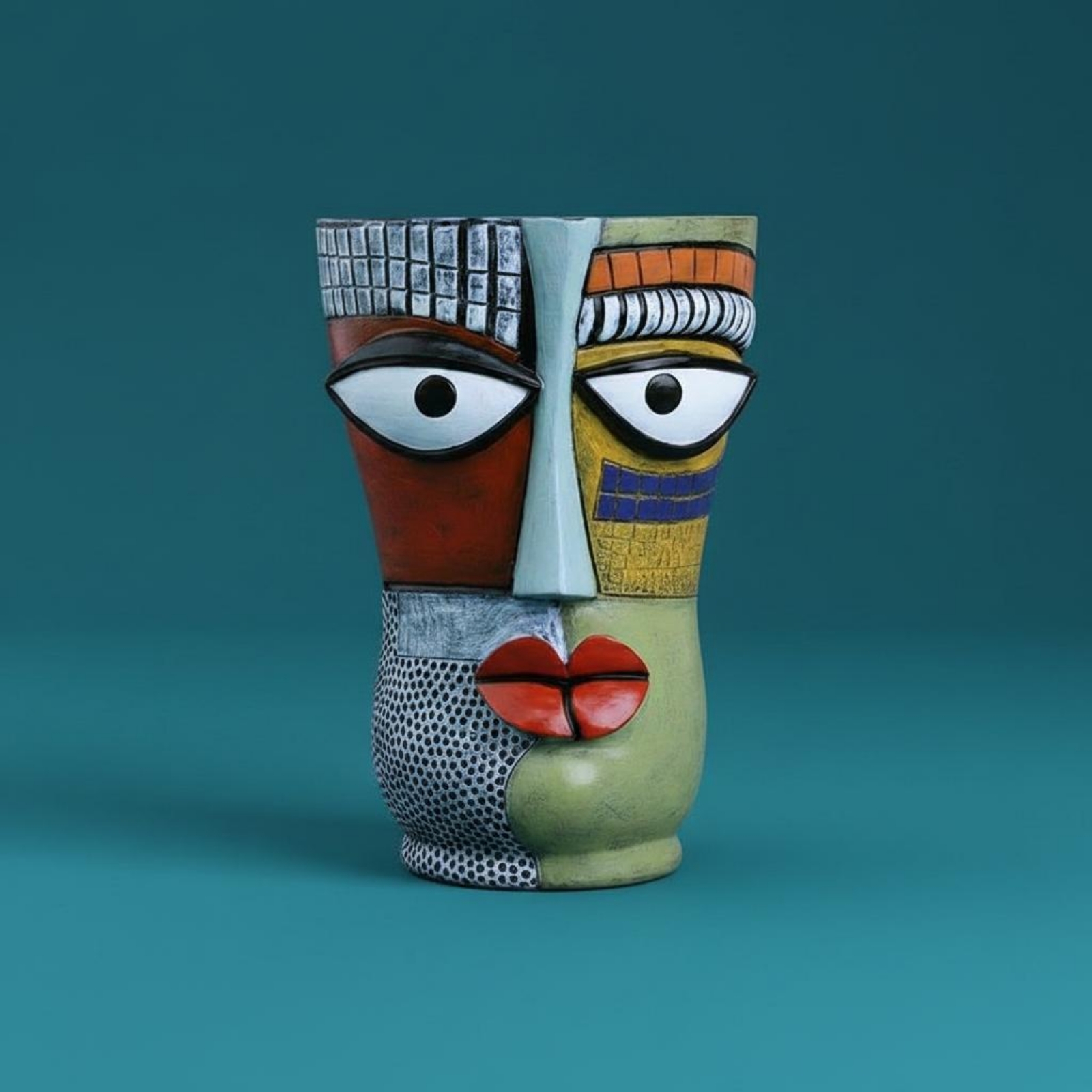 Abstrakter Gesichts-Blumentopf – Resin Art Unique Ideas Bewertung und Preis