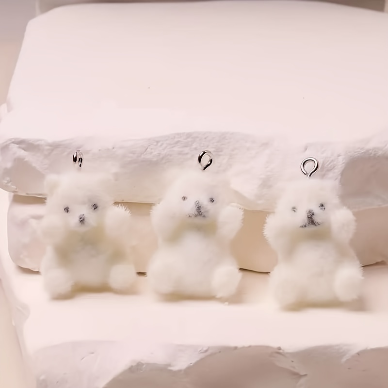 6 Stück Eisbär-Harzanhänger, W – Resin Art Supplies Bewertung und Preis