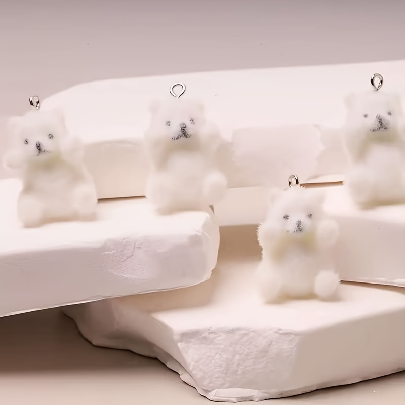 6 Stück Eisbär-Harzanhänger, W – Resin Art Supplies Bewertung und Preis