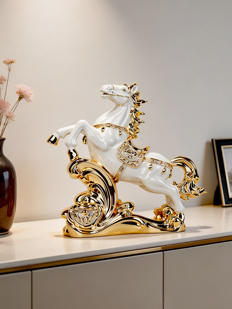 Wohndekor Pferdestatue Desktop – Resin Art For Anniversary Gift Bewertung und Preis