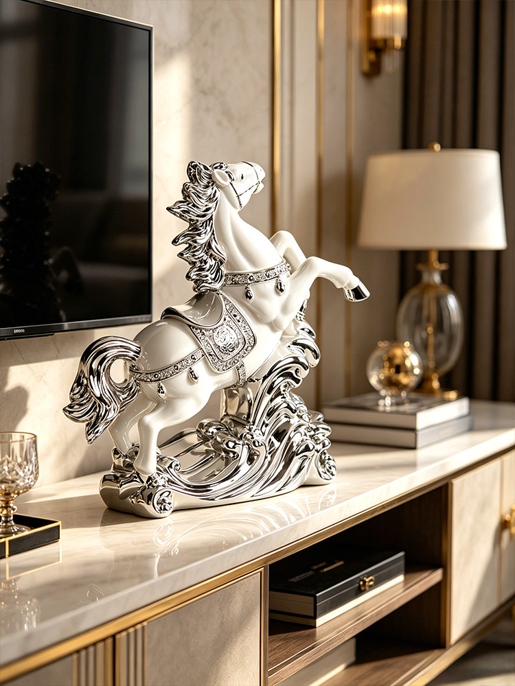 Wohndekor Pferdestatue Desktop – Resin Art For Anniversary Gift Bewertung und Preis