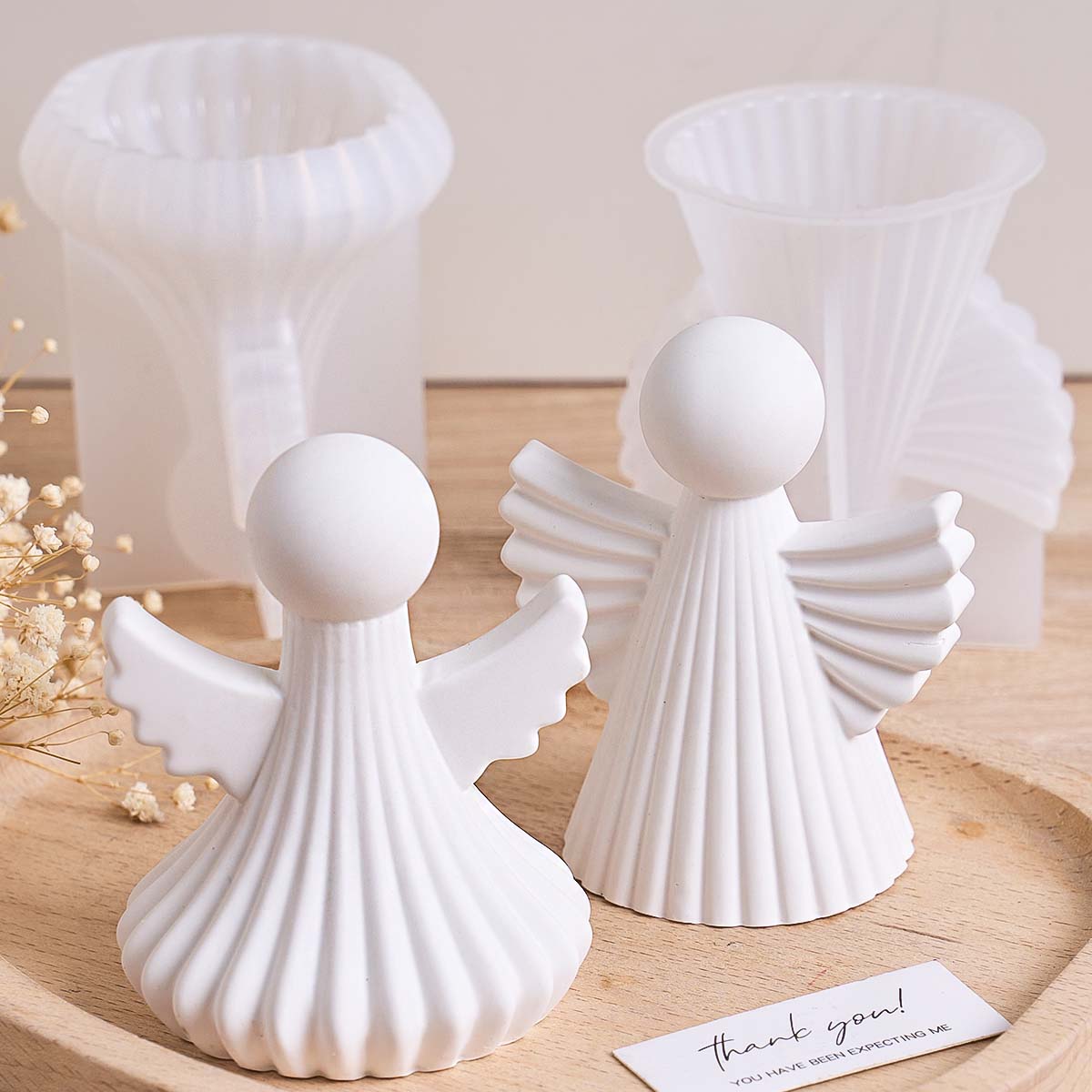 Einfachheit Engel Silikon Kerz – Resin Art Clay Bewertung und Preis