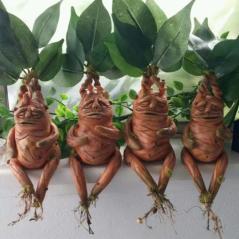 1PCS Mandrake Gras Harz Statue – Resin Art For Anniversary Gift Bewertung und Preis