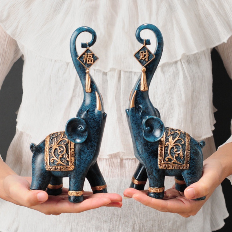 Ein Paar Glücksbringende Elefa – Resin Art For Anniversary Gift Bewertung und Preis
