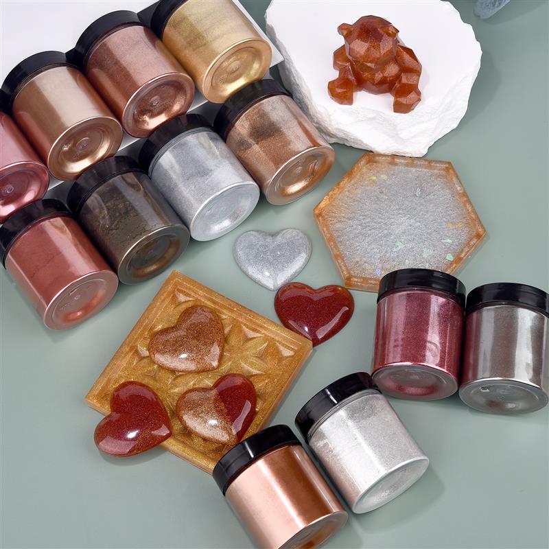 50g Schimmer Metallic Gold Sil – Resin Art Supplies Bewertung und Preis