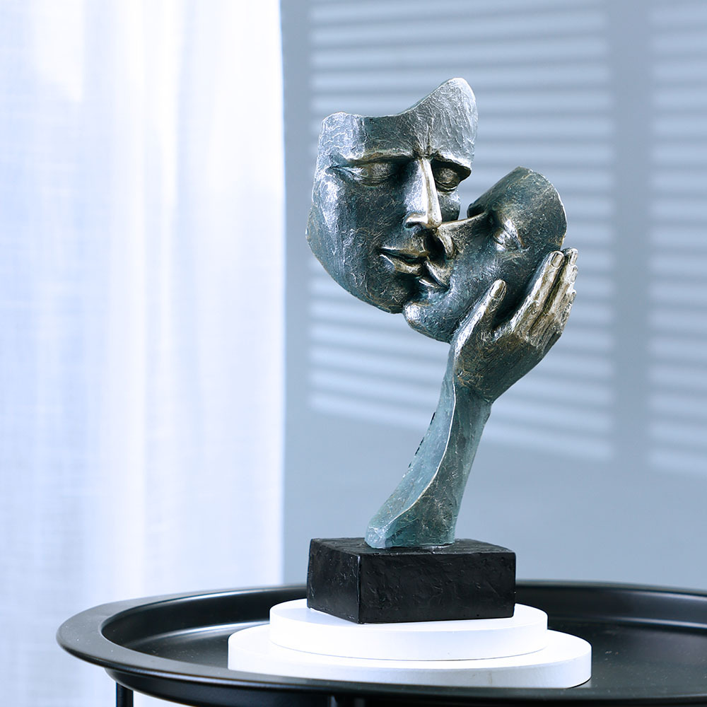 Küssende Gesichtsmasken-Skulpt – Resin Art Unique Ideas Bewertung und Preis