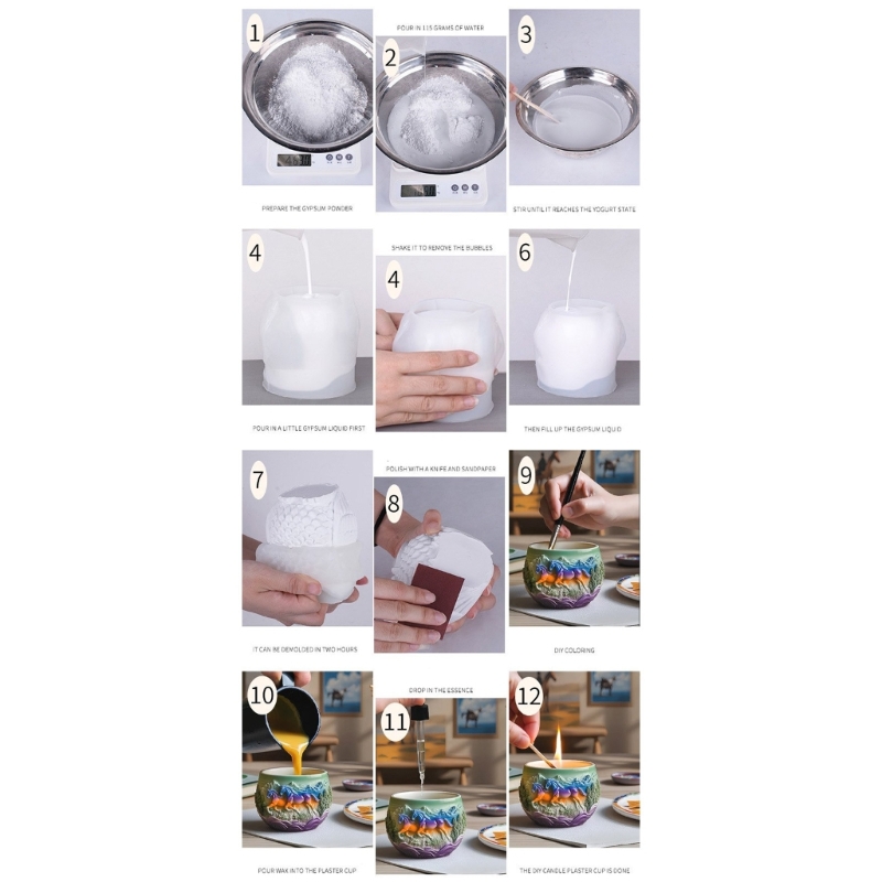 E1PE wiederverwendbare Silikon – Resin Art Unique Ideas Bewertung und Preis