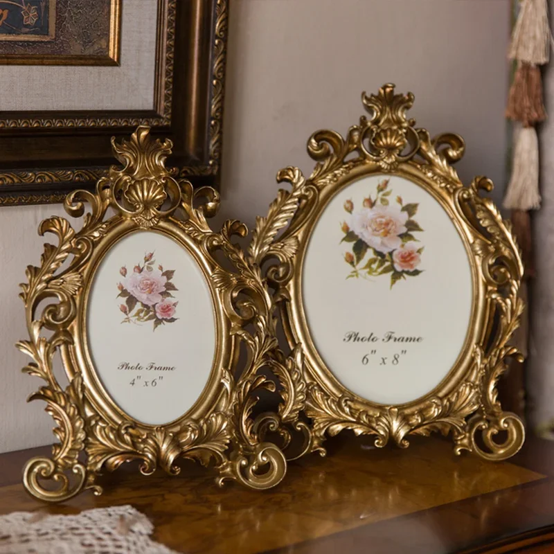 Retro Gold Ovaler Kunstharz-Bi – Resin Art Gift For Wedding Bewertung und Preis