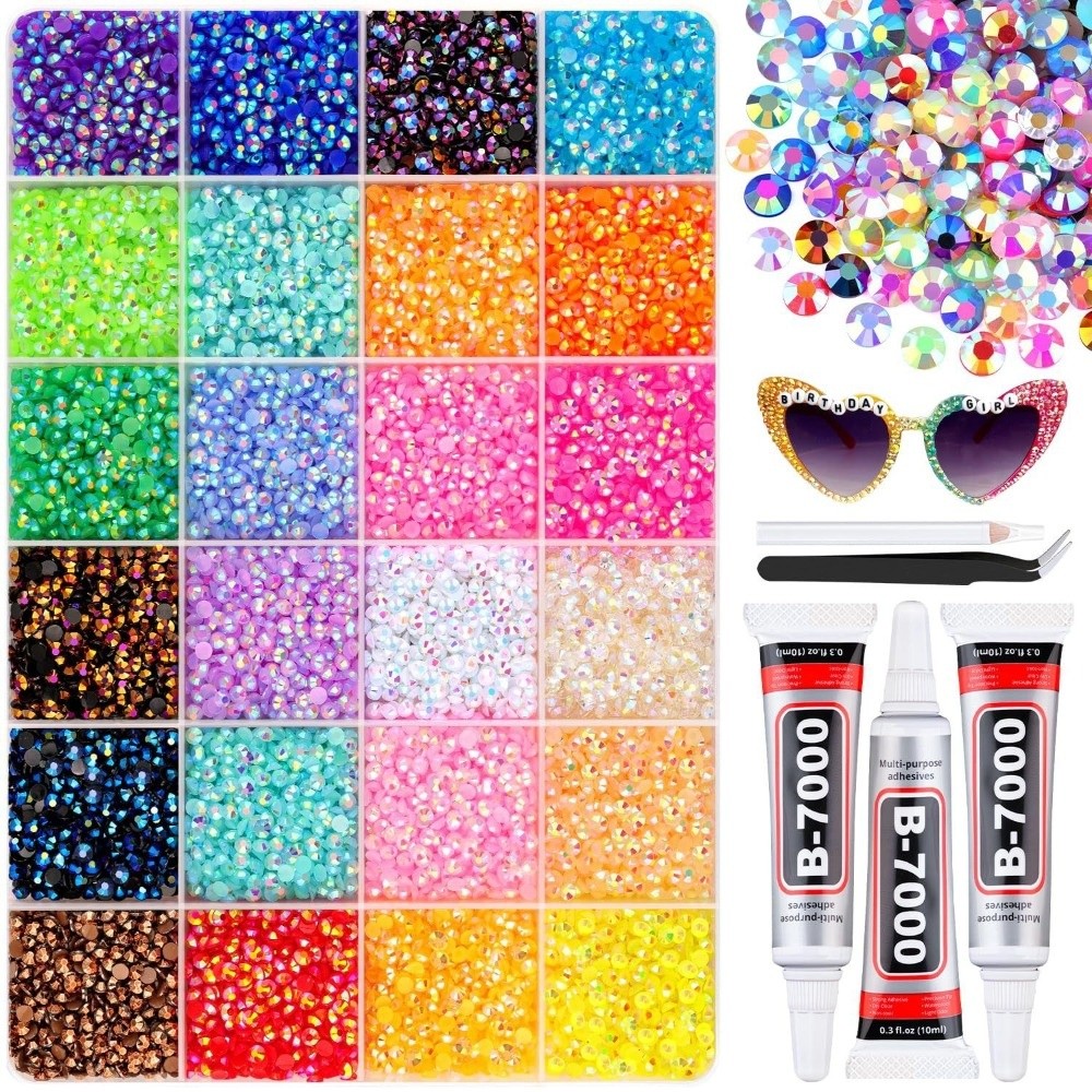 Mehrfarbiges Harz-Strass-Set F – Resin Art Supplies Bewertung und Preis