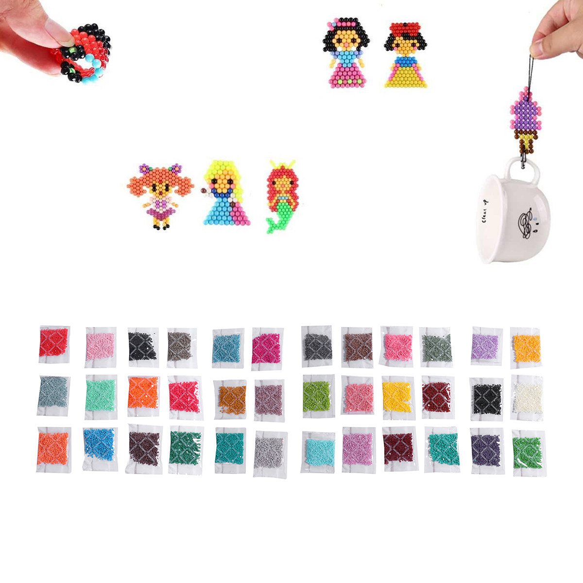 36 Stück runde Diamant-Strasss – Resin Art Supplies Bewertung und Preis