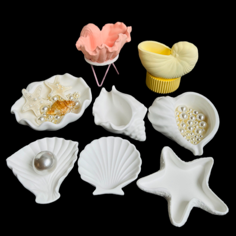 Muschelschale, Kerzengefäß, Si – Resin Art Clay Bewertung und Preis
