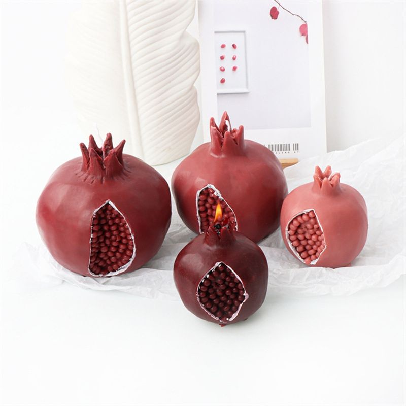 Granatapfel-Kerzen-Silikonform – Resin Art Clay Bewertung und Preis